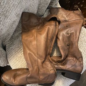 Brown Leather Boots